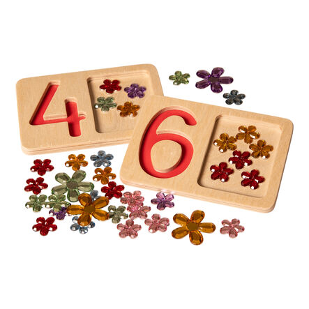 Wooden Number Trays  hi\-res