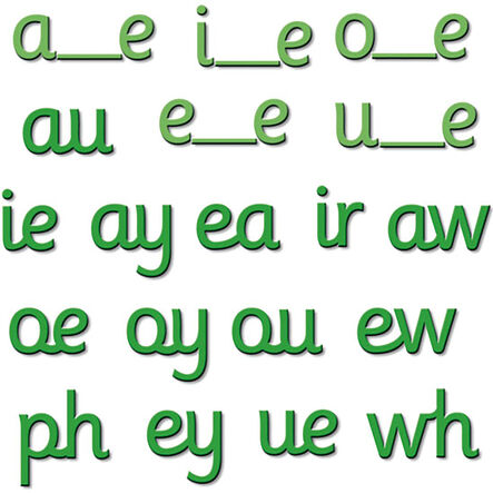 Phonics Foam Magnetic Letters Phase 5 6pk  hi\-res