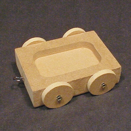 Forces Slopes Wooden Car  hi\-res
