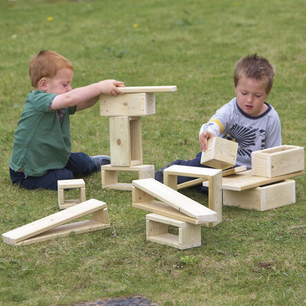 TTS Giant Outdoor Wooden Hollow Building Blocks  hi\-res