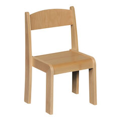 Solid Beech Stackable Chairs 4pk  hi-res
