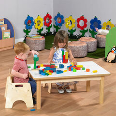 Rectangular Toddler Low Table H38cm Single Table  Rectangular Toddler Low Table H38cm Single Table  hi-res
