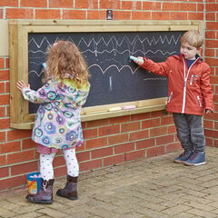 Wooden Framed Outdoor Chalkboard  hi-res