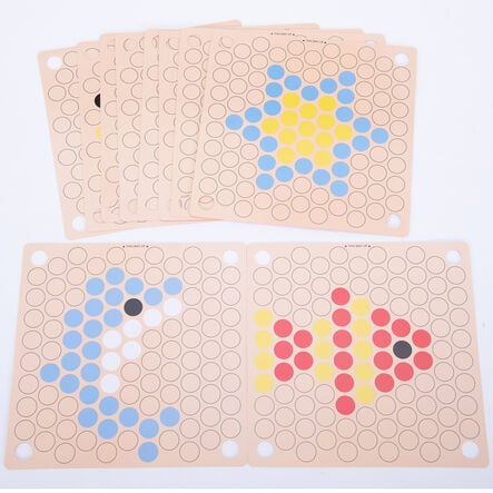 Wooden Fine Motor Pattern Balls  hi\-res