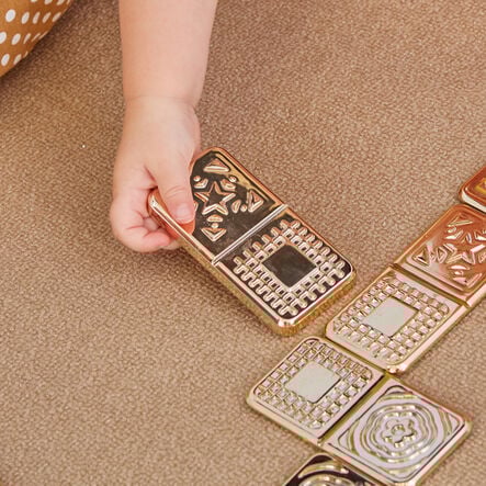 Metallic Matching Domino Set 15pcs  hi\-res