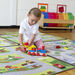 Small World Road Map Carpets 4pk  hi\-res