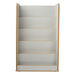 Free Standing Book Display Unit Grey  hi\-res