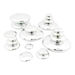 TTS Sensory Mirrored Stacking Pebbles Silver 20pk Silver hi\-res