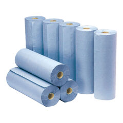 Hygiene/Couch Rolls Large Blue 2 Ply 24pk  hi-res