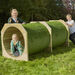 Outdoor Wooden Tunnels With Grass Large  hi\-res