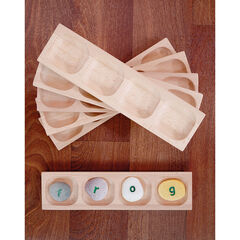 Four Pebble Word Building Tray Set 6pk  hi-res