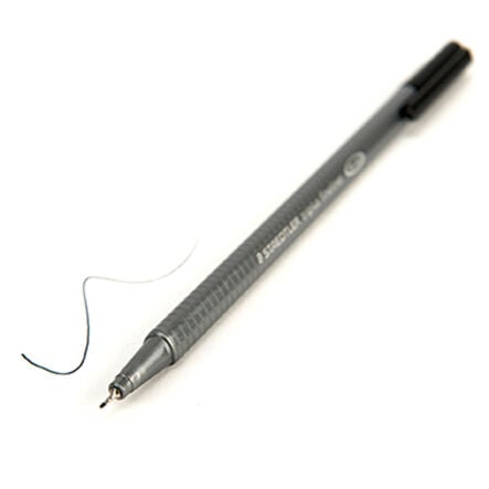 Staedtler Triplus Fineline Pens Black 10pk  hi\-res