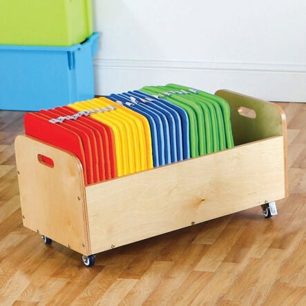 Multicoloured Square Cushions and Trolley 32pk  hi\-res