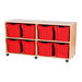 Mobile Quad Tray Storage Unit 8 Jumbo  hi\-res