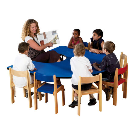 Height Adjustable Horseshoe Classroom Table  hi\-res