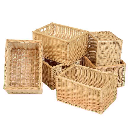 Set of Wicker Baskets 9 Shallow  hi\-res
