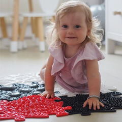 Happy Feet Black & White Sensory Play Mats  Happy Feet Black & White Sensory Play Mats  hi-res