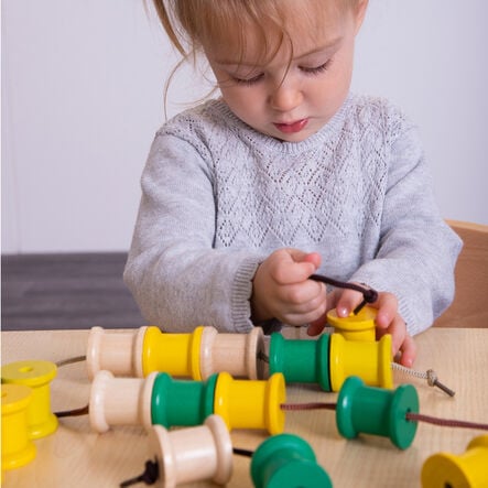 Wooden Threading Cotton Reels  hi\-res