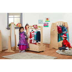 Millhouse Galaxy Dressing Up Station with Mirror in Maple  Millhouse Galaxy Dressing Up Station with Mirror in Maple  hi-res
