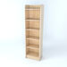 Slimline Library Bookcase In Maple  hi\-res