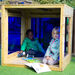 Outdoor Wooden Sensory Den Cube  hi\-res