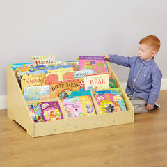 Toddler Bookcase Display Unit with Mirror H400mm  hi-res
