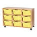 Mobile Triple Tray Storage Unit 9 Deep  hi\-res