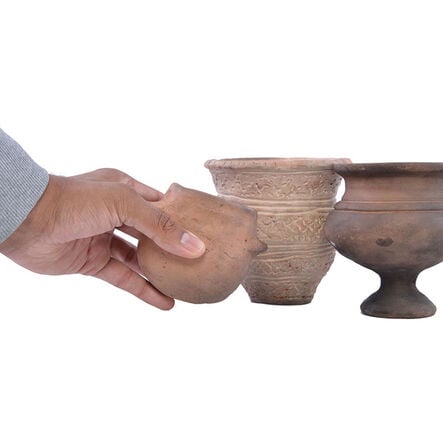 Stone, Bronze and Iron Age Clay Pottery 3pk  hi\-res