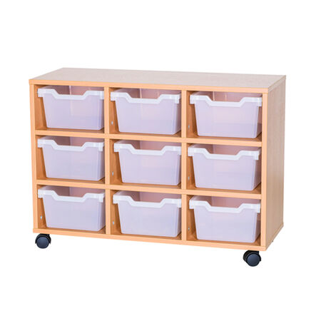 Tray storage unit with 9 Gratnells Cubby trays  hi\-res