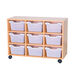 Tray storage unit with 9 Gratnells Cubby trays  hi\-res