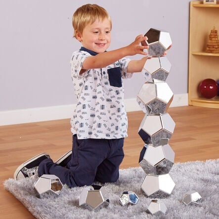 TTS Marvellous Metallics Silver Boulder Blocks  hi\-res