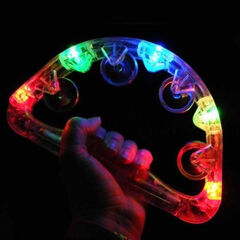 Sensory Light Up Tambourine 3pk  Sensory Light Up Tambourine 3pk  hi-res