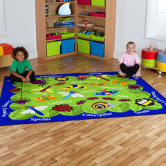 Back to Nature Minibeasts Indoor Rug  Back to Nature Minibeasts Indoor Rug  hi-res