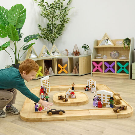 TTS Small World Wooden Road \x26 Track  hi\-res