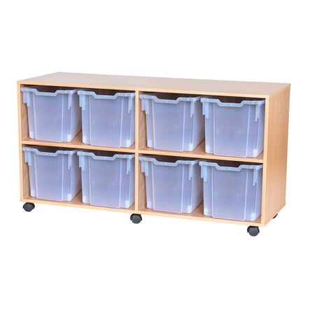 Mobile Quad Tray Storage Unit 8 Jumbo  hi\-res