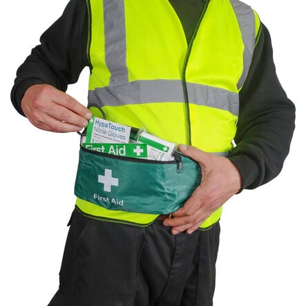 First Aid Bum Bag Kit BSI Compliant  hi\-res