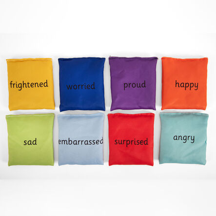 TTS Emotion Faces Bean Bags 8pk  hi\-res
