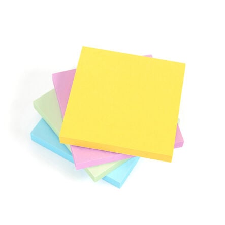 Coloured 360 Adhesive Notes W76 x L76mm 12pk  hi\-res