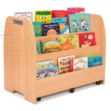 Double Sided Mobile Bookcase Storage Unit H700mm  hi\-res