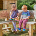 Outdoor Wooden Buddy Corner Bench  hi\-res