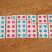 Coloured Spot Number Frames to 10 40pcs  hi\-res