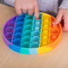 Rainbow Push \x26 Pop It Fidget Pad  hi\-res