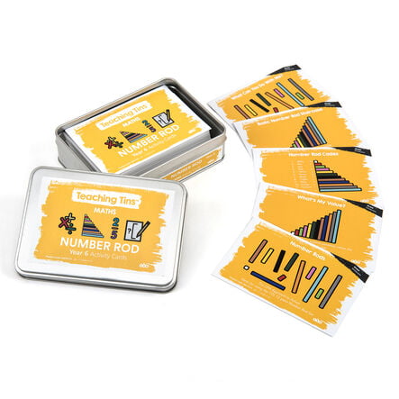 TTS Number Rods Activity Cards 100pk Year 6  hi\-res