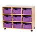 Mobile 9 Bay Tray Storage Unit  hi\-res