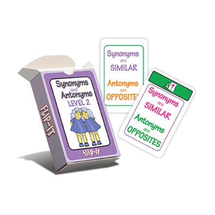 Flip\-It Synonyms and Antonyms Level 2  hi\-res