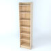Slimline Library Bookcase In Maple  hi\-res