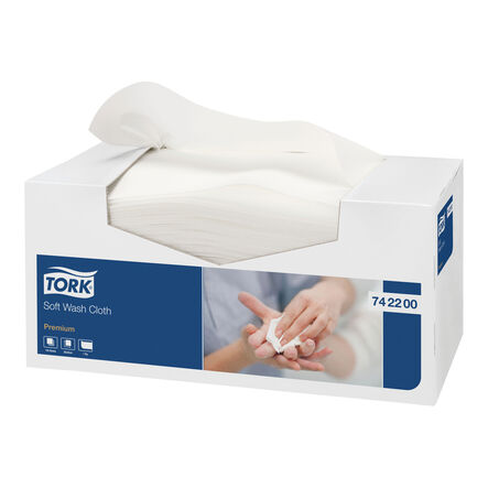 TORK® Soft Wash Cloths 135pk  hi\-res