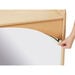 Lockable Storage Cupboard with Display \x26 Mirror Back  hi\-res