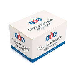TTS Chunky HB Triangular Pencils 144pk Full Length  hi-res