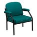 Radstock Low Level Metal Framed Reception Chair Blue  hi\-res